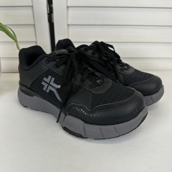 Kuru Jet Black Black Quantum Sneaker Walking Comfort Shoe Arch Support Size 5.5W - Picture 2 of 9